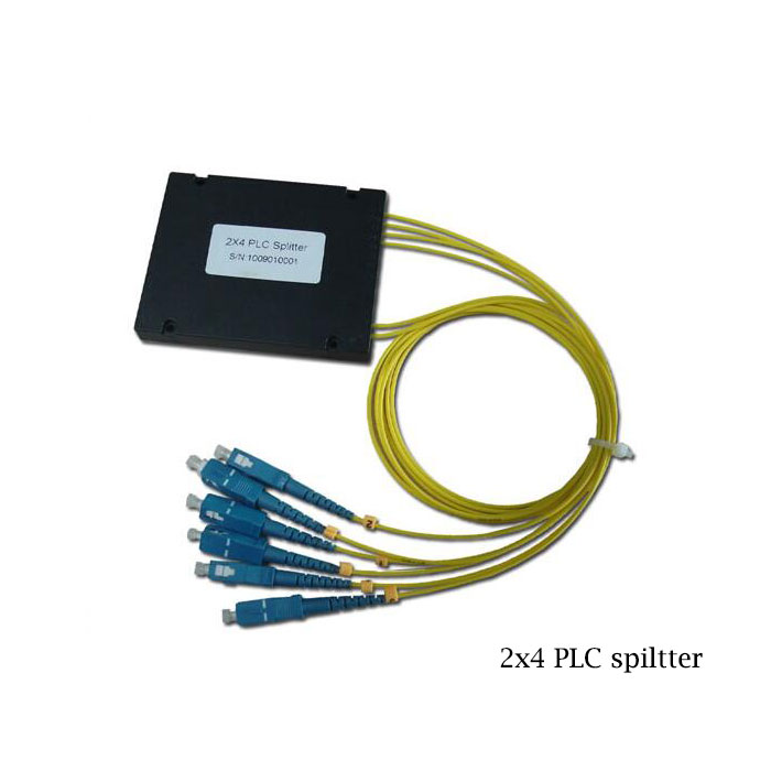 Module type optical splitter 2x4 ABS Cassette PLC Splitter - Click Image to Close